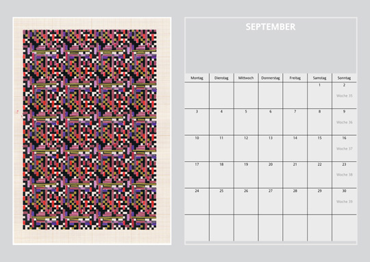 Datamatrix-Kalender 2012